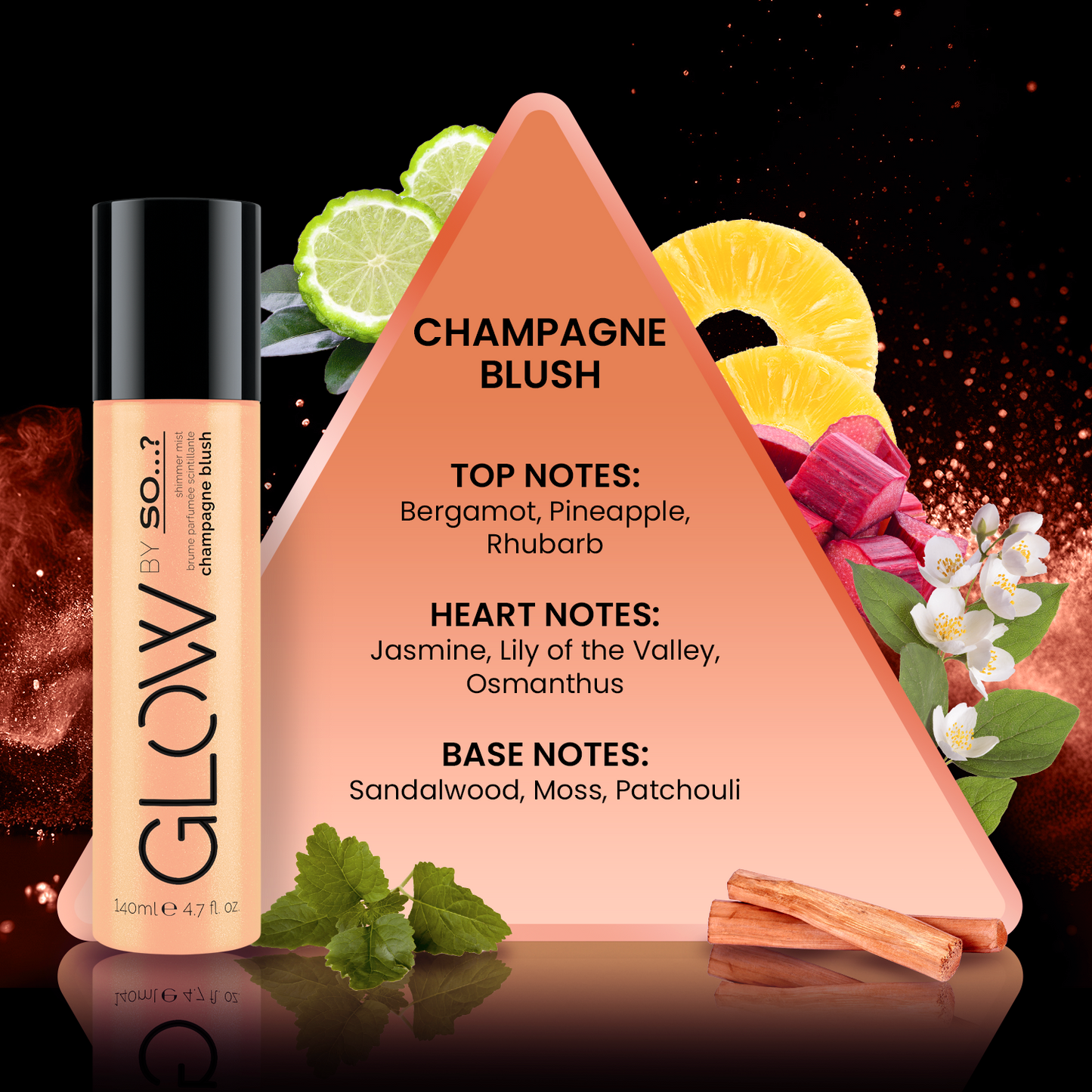 SO...? Glow CHAMPAGNE BLUSH 140ml
