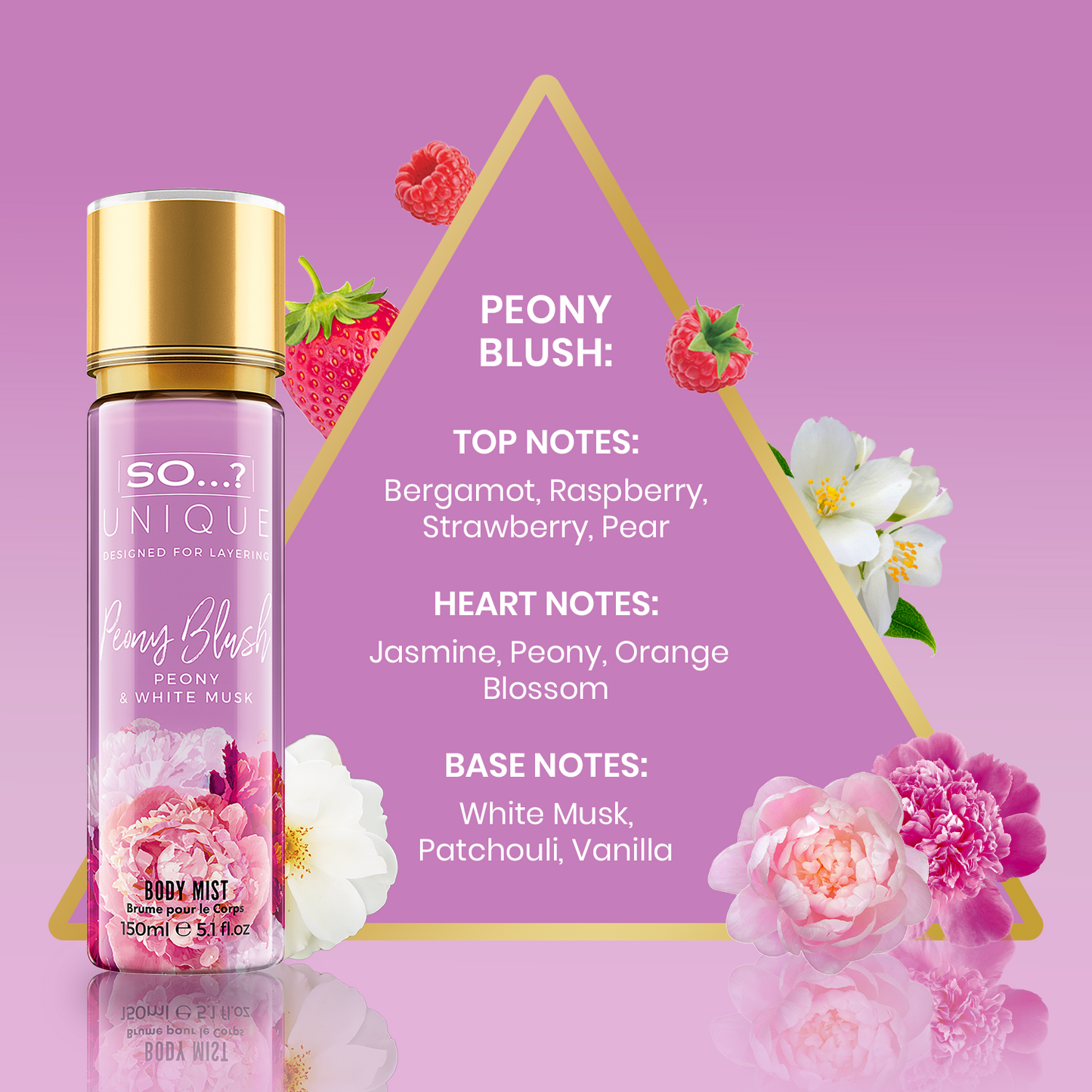 SO...? UNIQUE Peony Blush 150ml