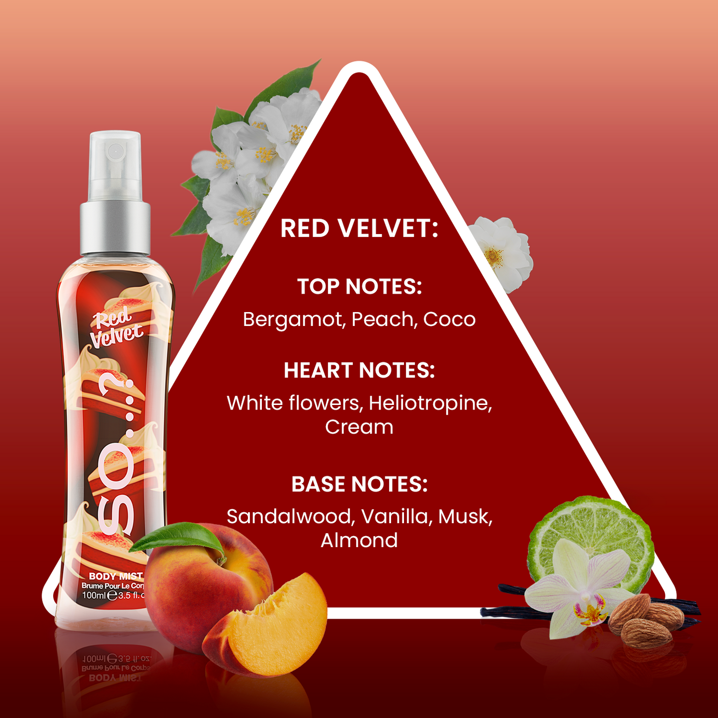 SO...? Body Mist RED VELVET 100ml