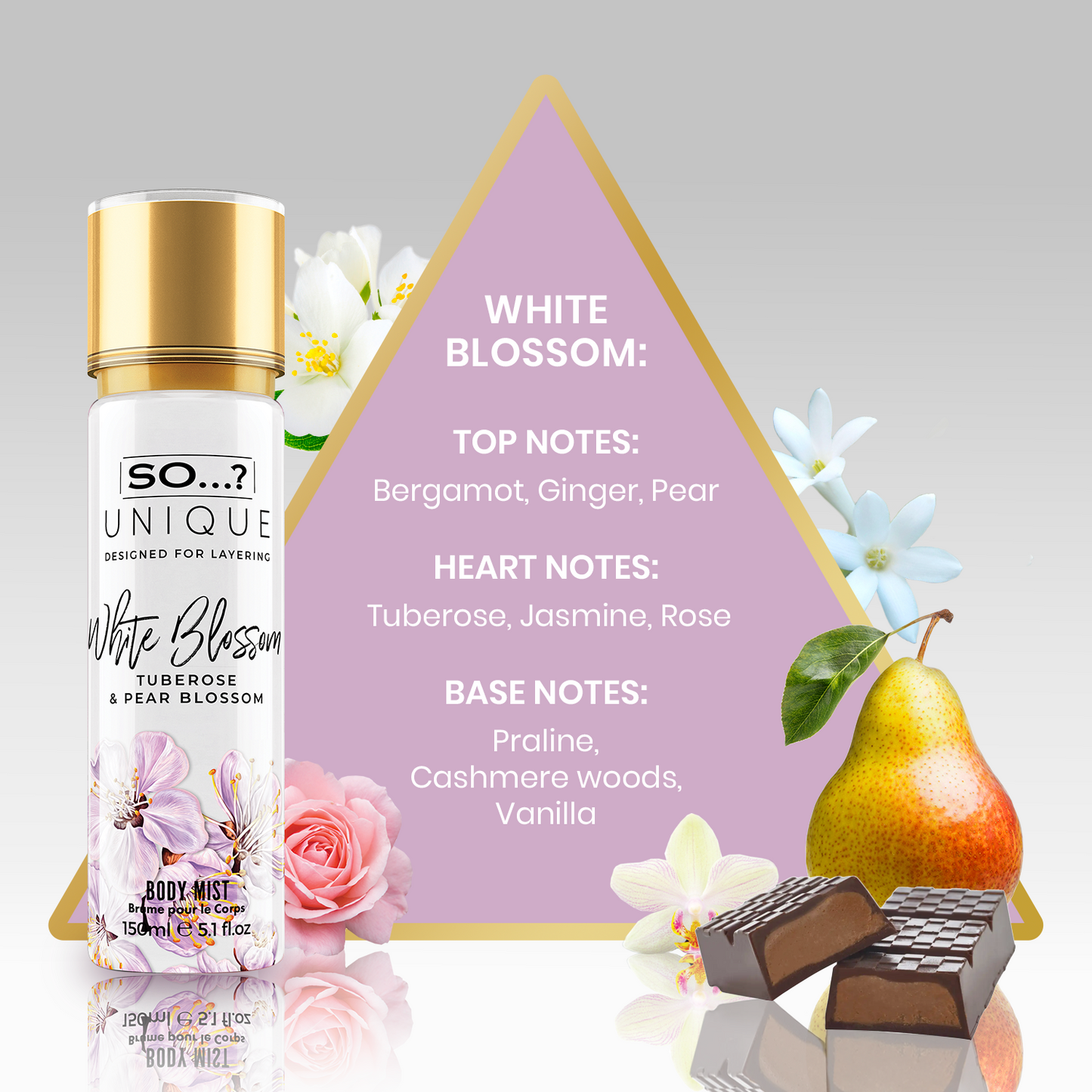 SO...? UNIQUE White Blossom 150ml