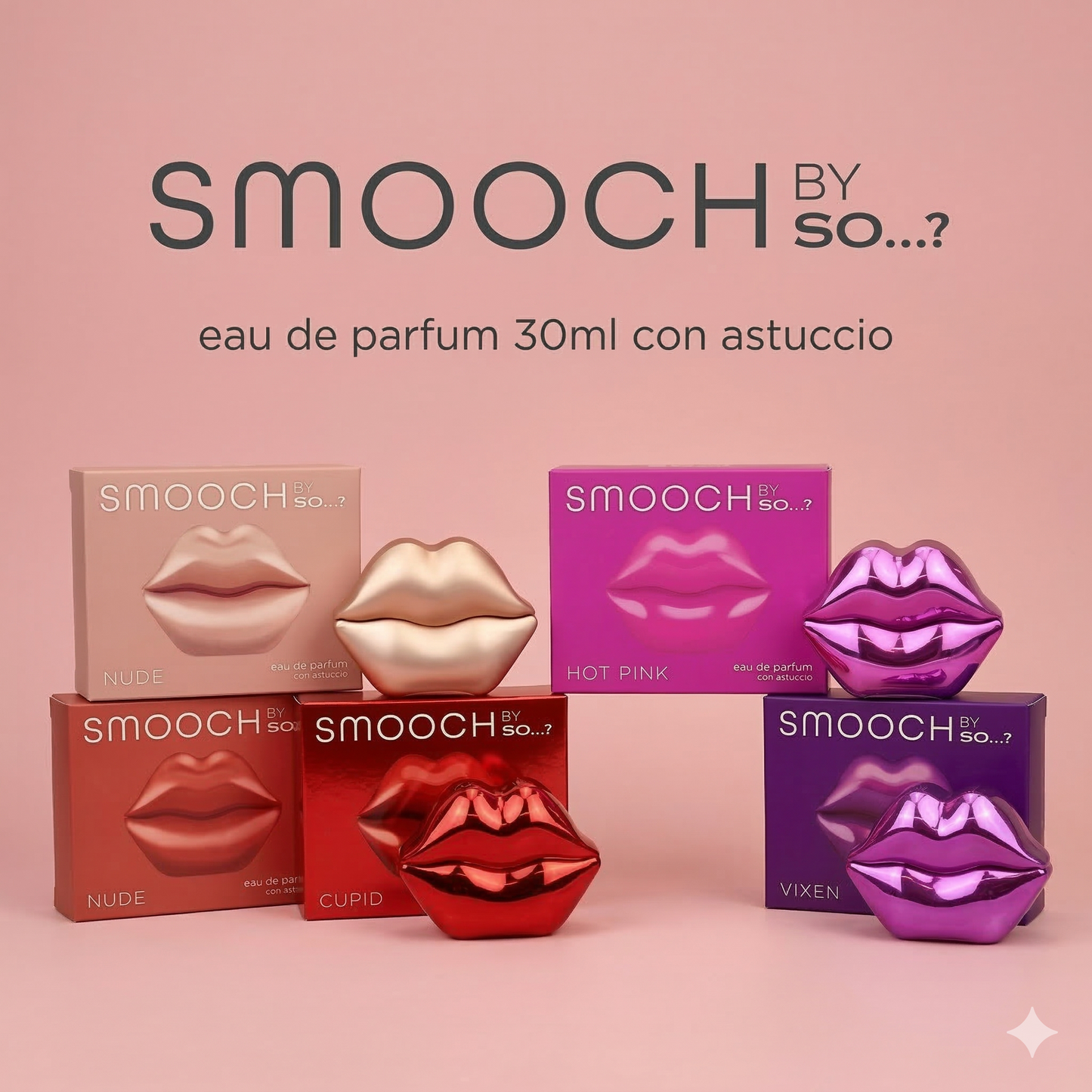 Profumo eau de parfum 30ml a forma di bocca