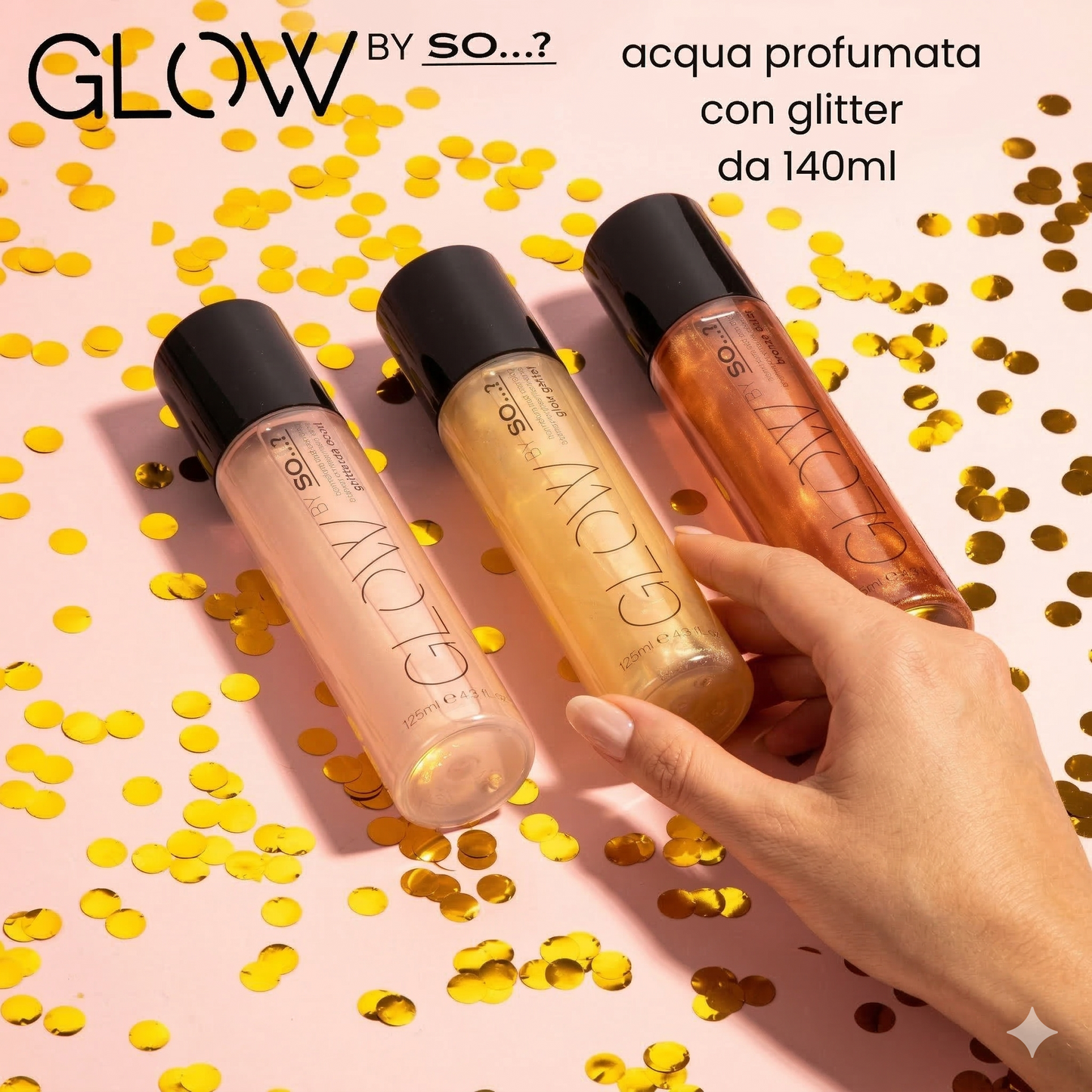 I. Glow by SO...? con glitter 140ml - SO...? Fragrance Italia