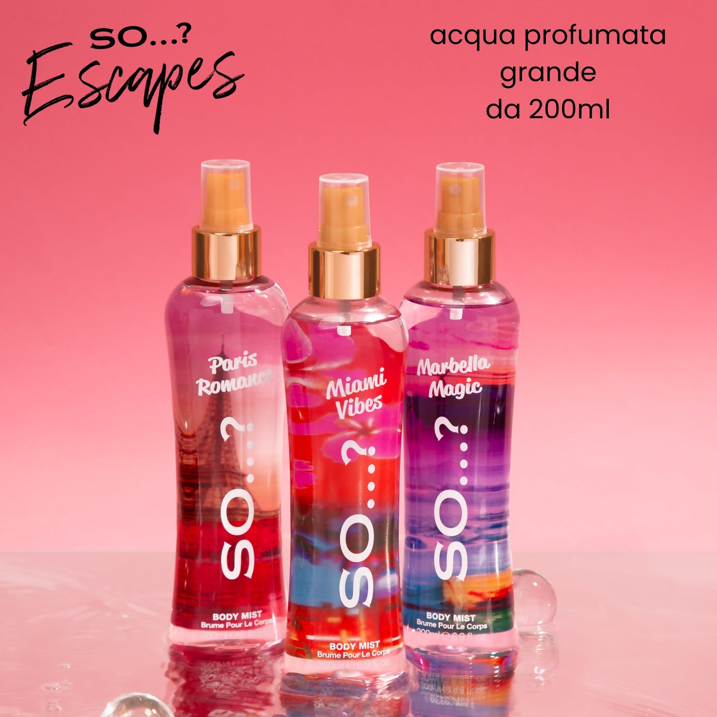 F. SO...? Escapes 200ml - SO...? Fragrance Italia
