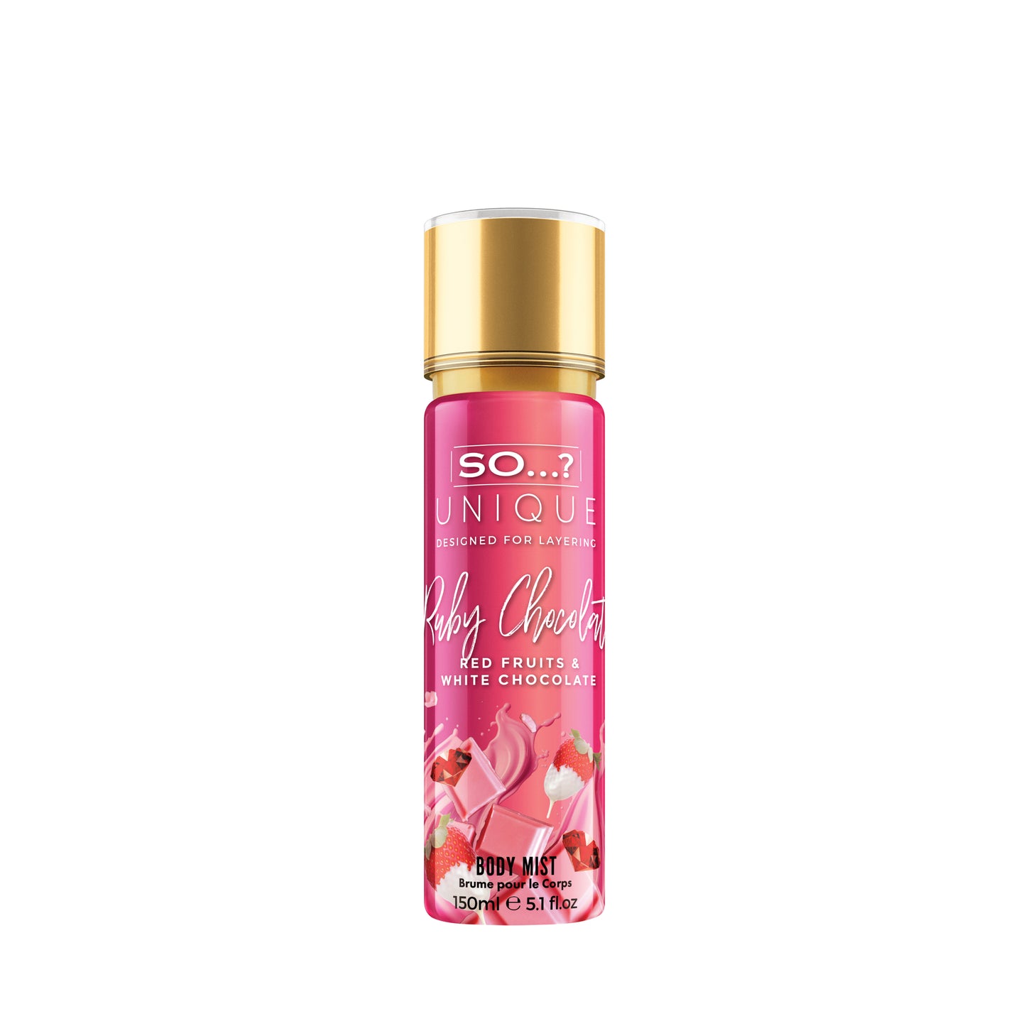 SO...? UNIQUE Ruby Chocolate 150ml