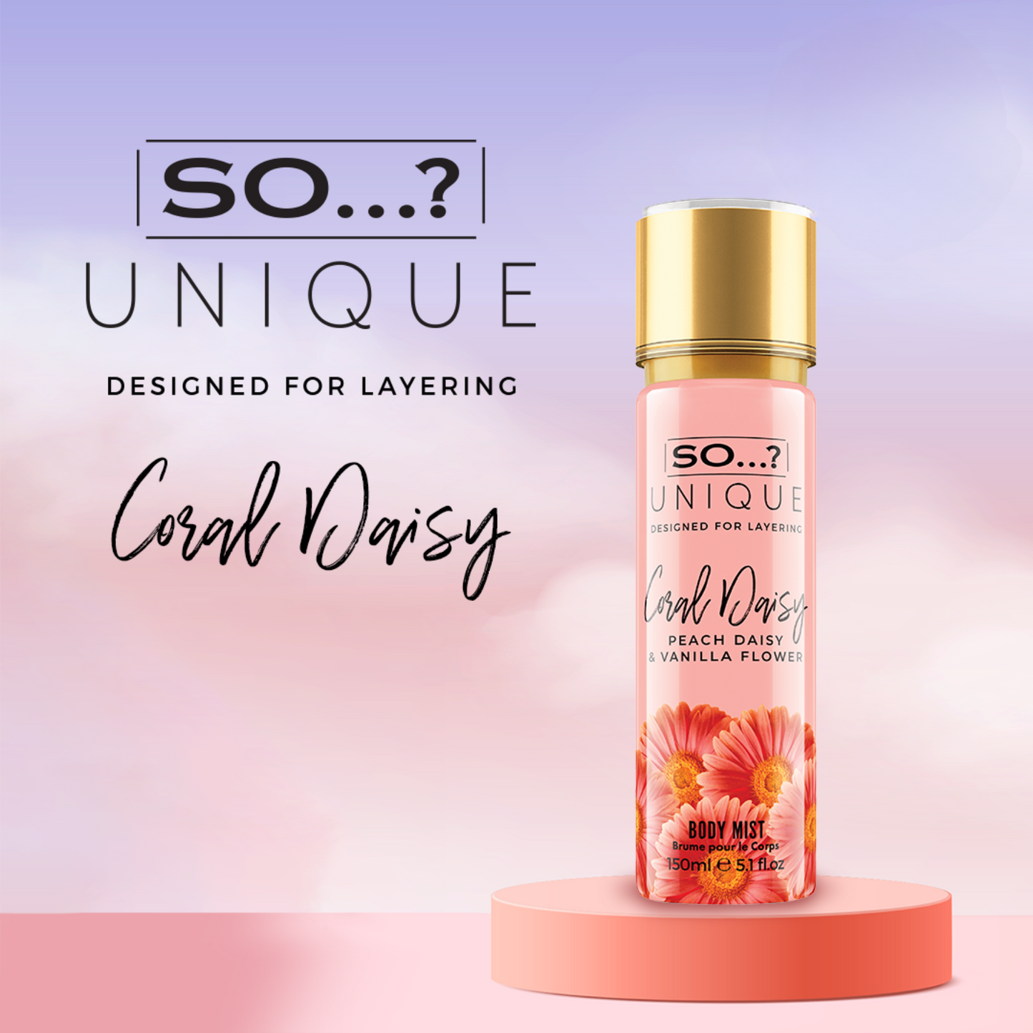 SO...? UNIQUE Coral Daisy 150ml