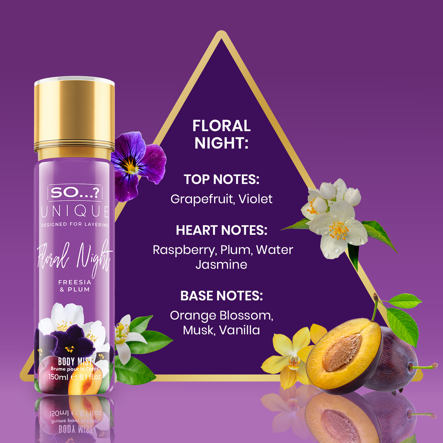 SO...? UNIQUE Floral Night 150ml