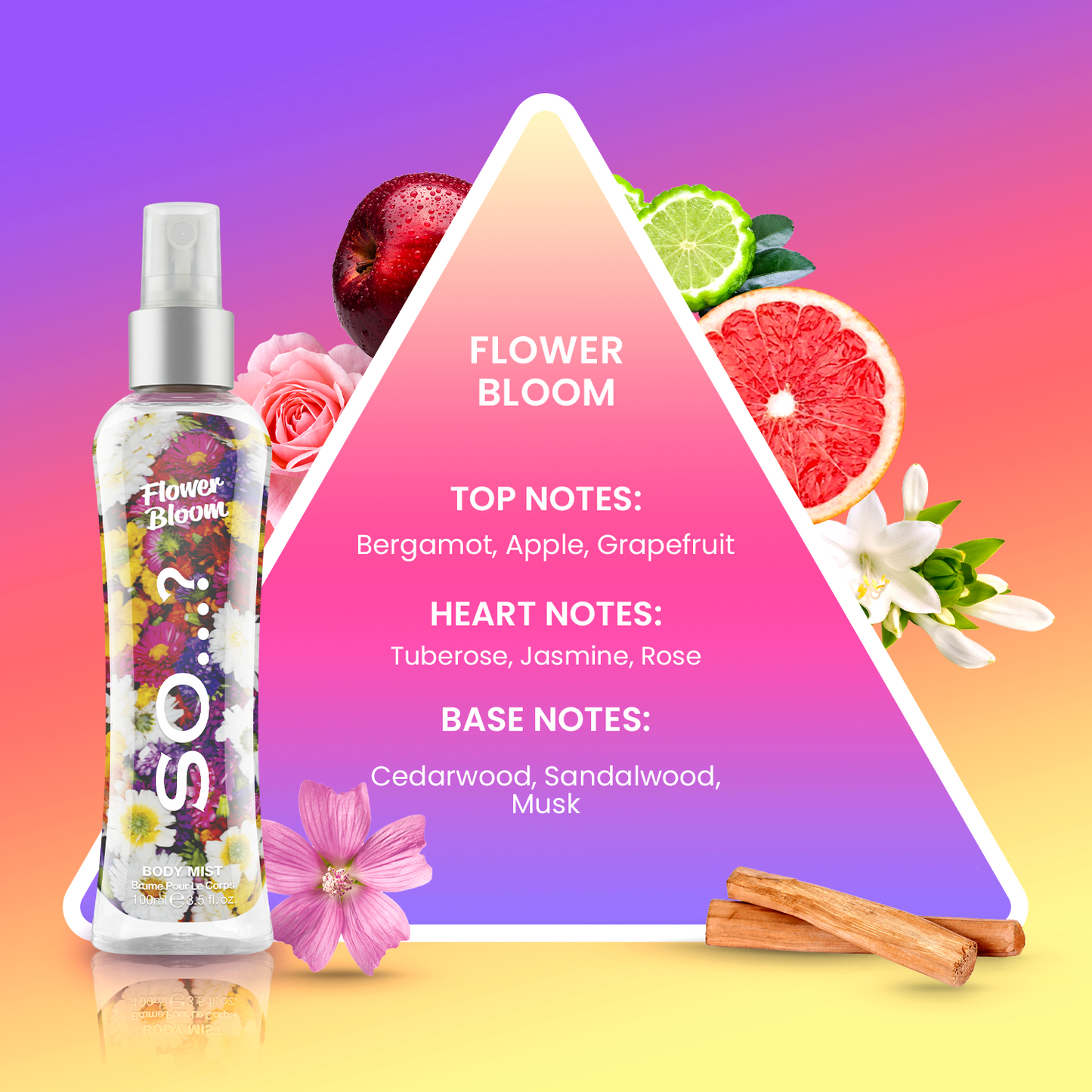 SO...? FLOWER BLOOM Body Mist 100ml