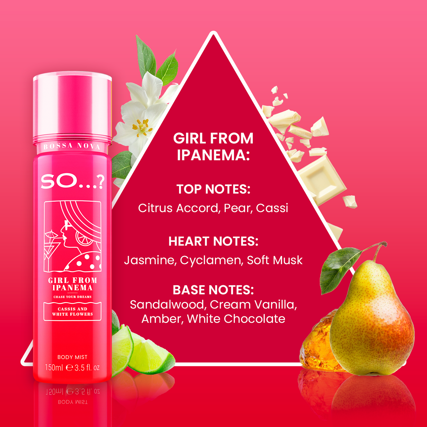 So Bossa Nova Girl From Ipanema body mist 150ml