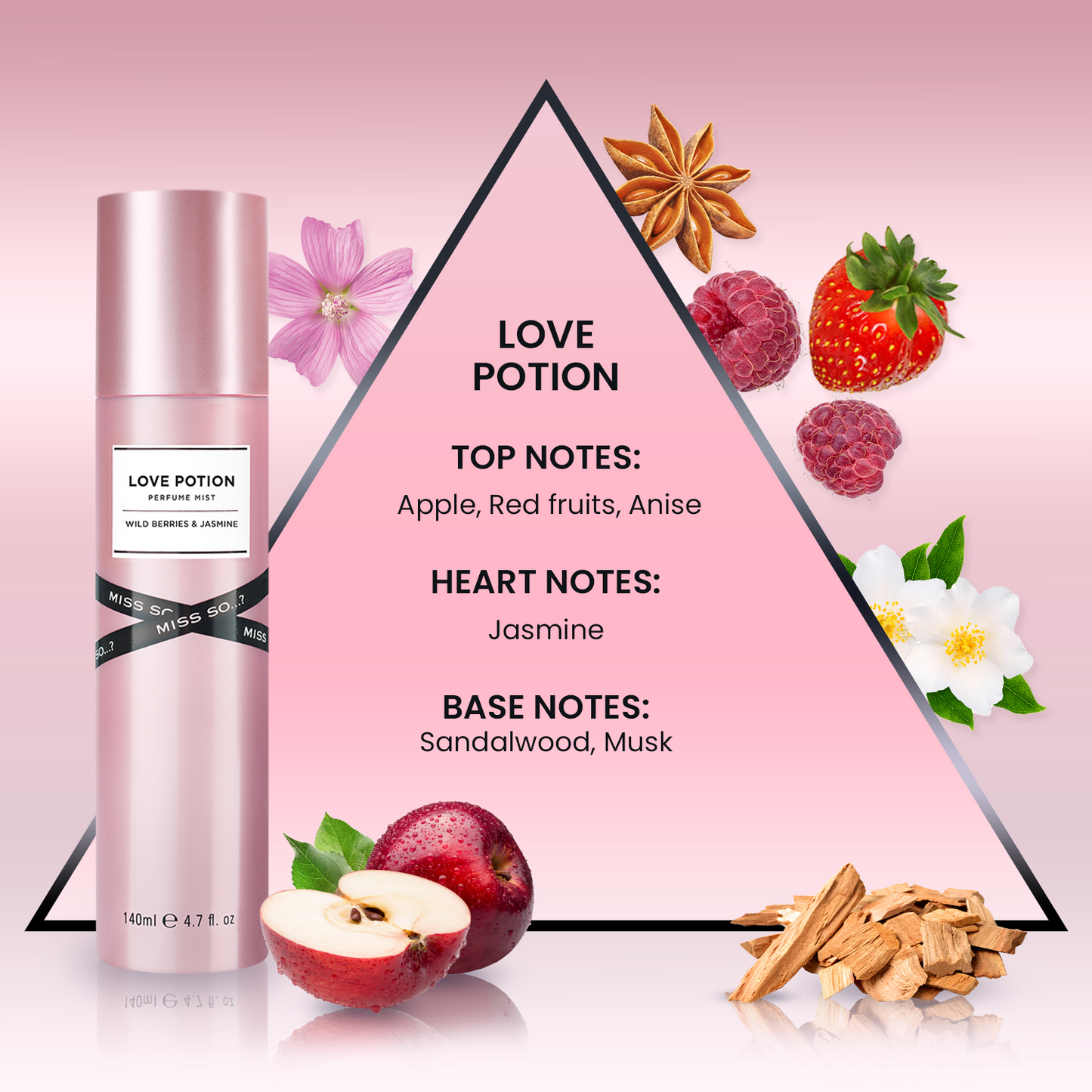 SO...? Miss SO LOVE POTION perfume mist 140ml