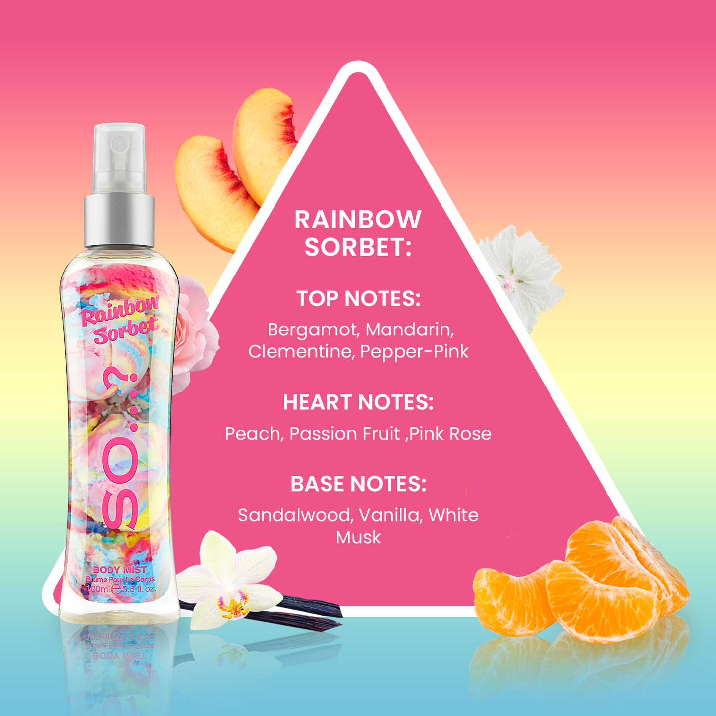 SO...? Body Mist RAINBOW SORBET 100ml