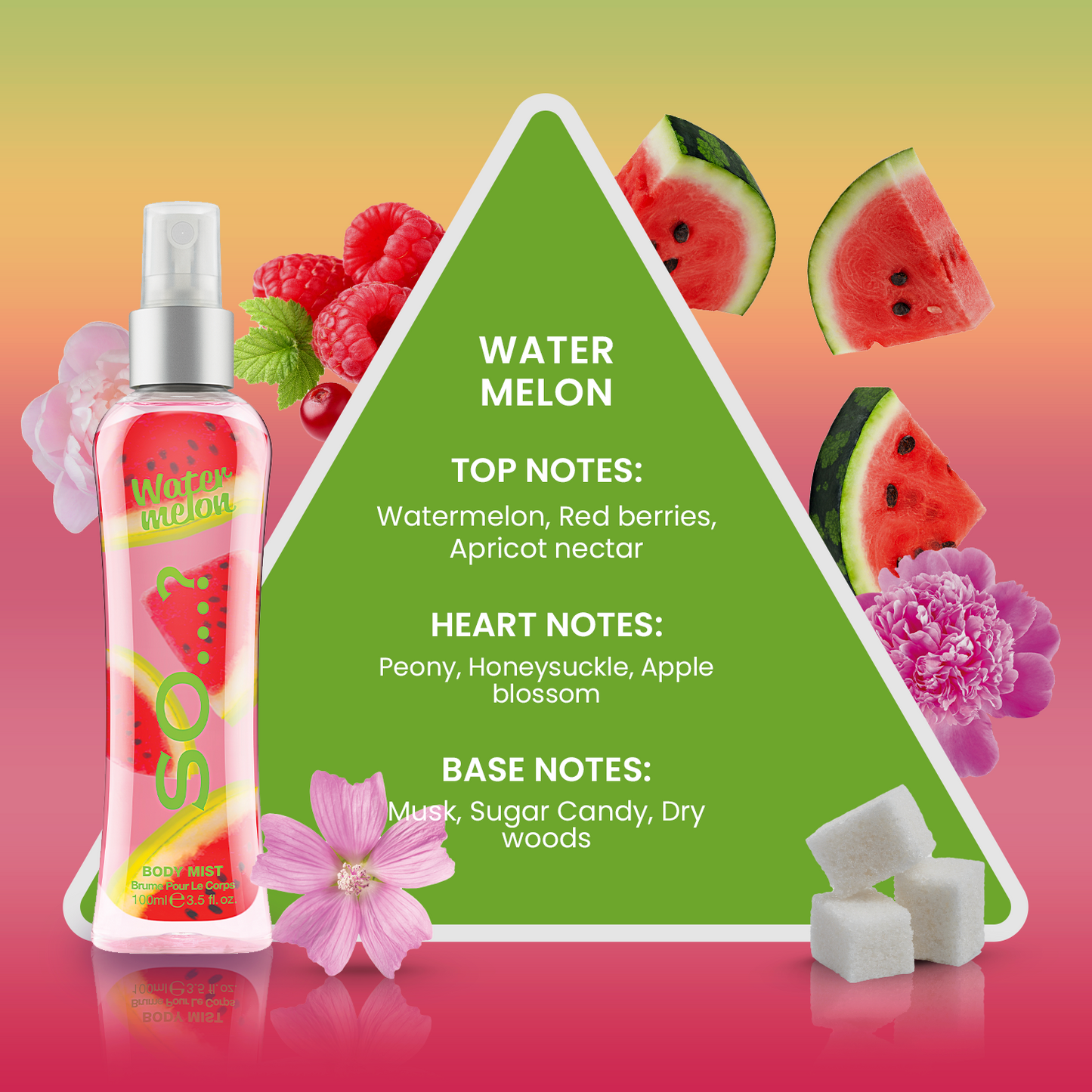 SO...? Body Mist WATERMELON 100ml