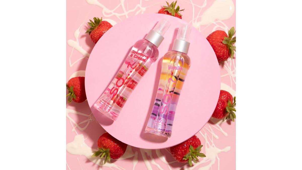 SO...? Body Mist STRAWBERRY & CREAM 100ml - SO...? Fragrance Italia