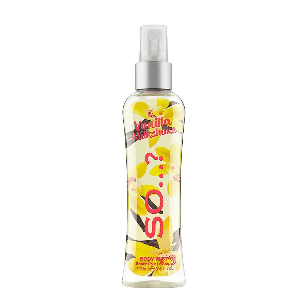 SO...? Body Mist VANILLA MILKSHAKE 100ml - SO...? Fragrance Italia